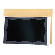 Sticker Xchange Midnight Wavy 50 Blank Eggshell