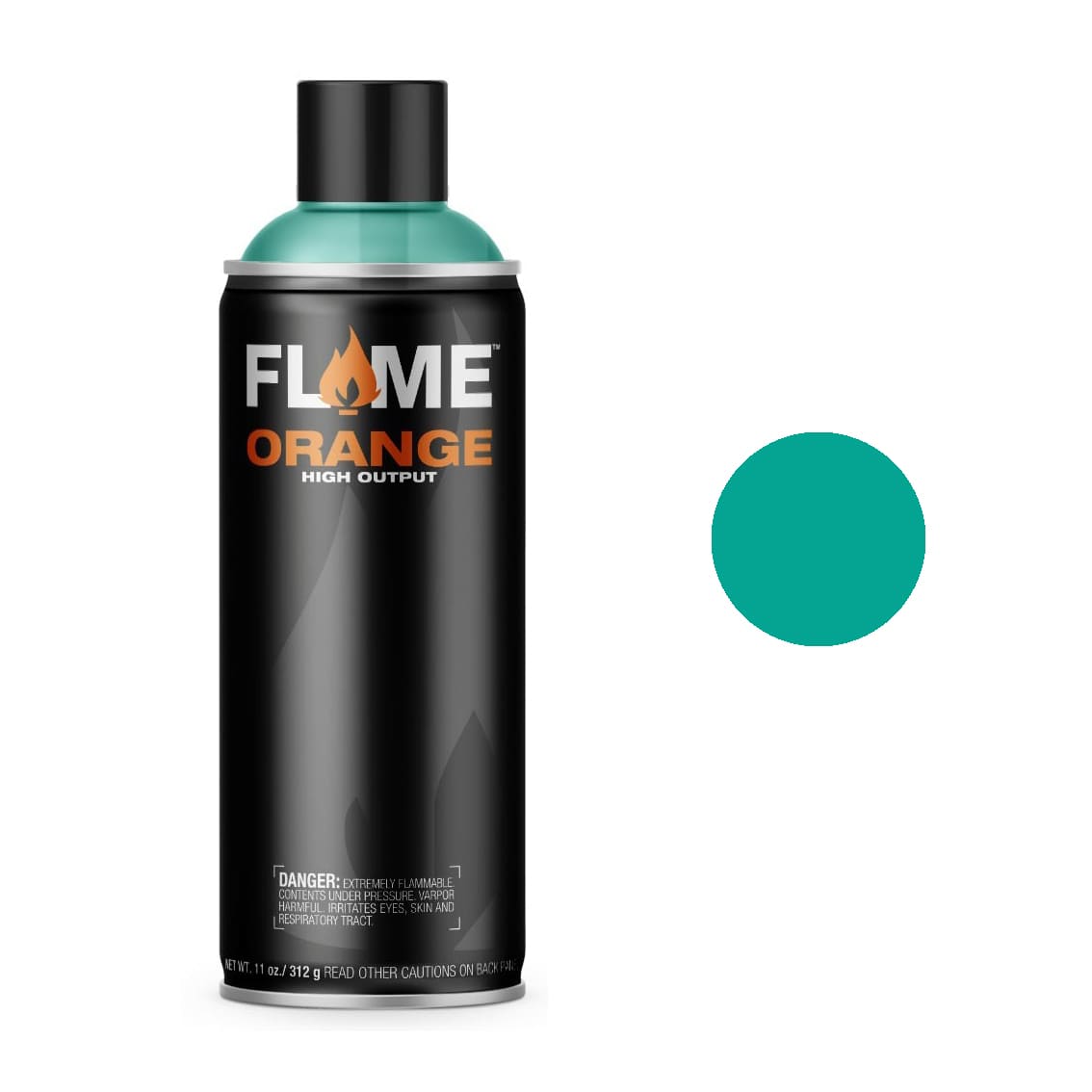 Flame Orange High Output Lagoon Blue