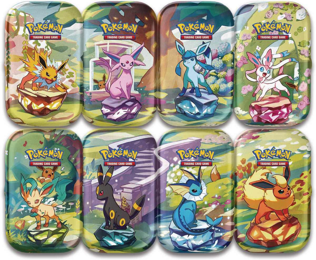 Pokemon Cards - Prismatic Evolutions Mini Tin Random Art Single Tin
