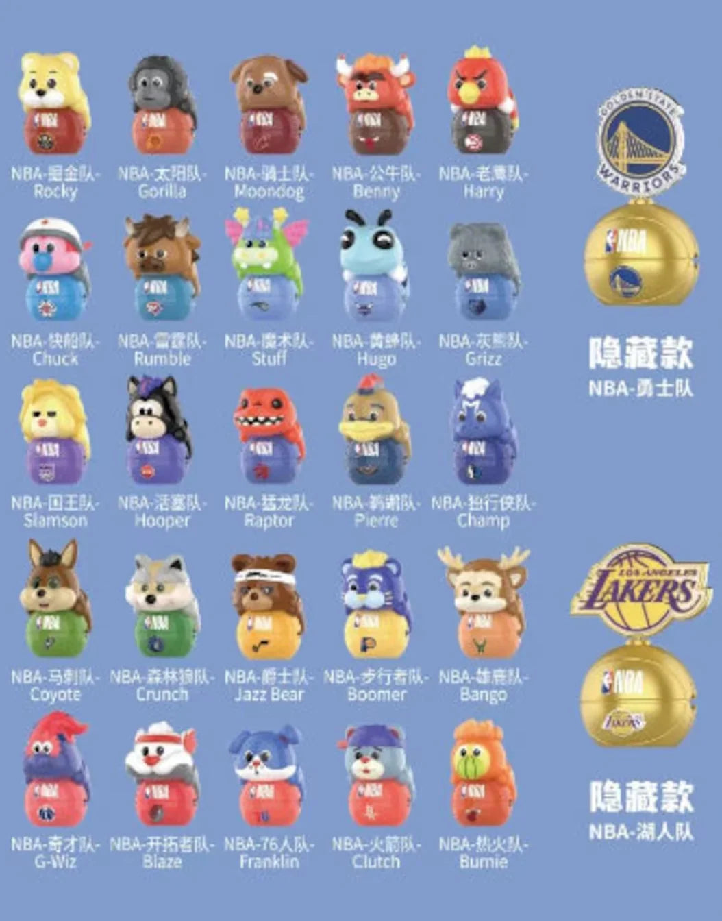 NBA Toy City Magnet Blind Box