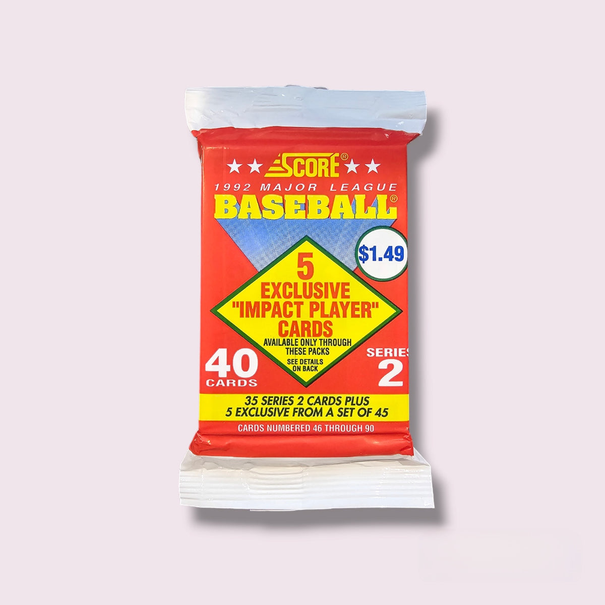 Score MLB 1992 Series 2 Jumbo Pack