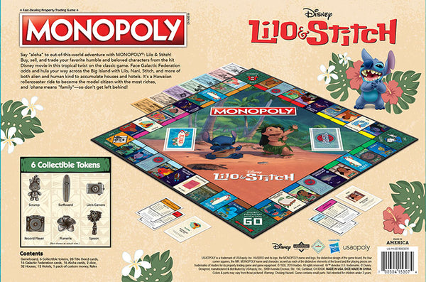 Lilo and Stitch Monopoly Board Game