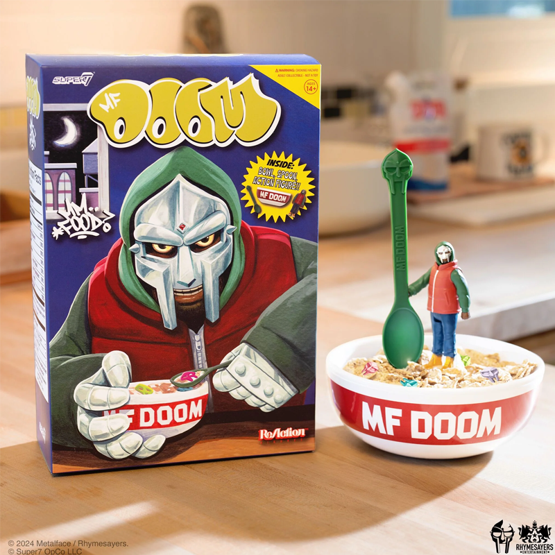 Mm Food MF DOOM ReAction Figures Wave 2 by Super7 Mm Food MF DOOM ReAction Figures Wave 2 by Super7
