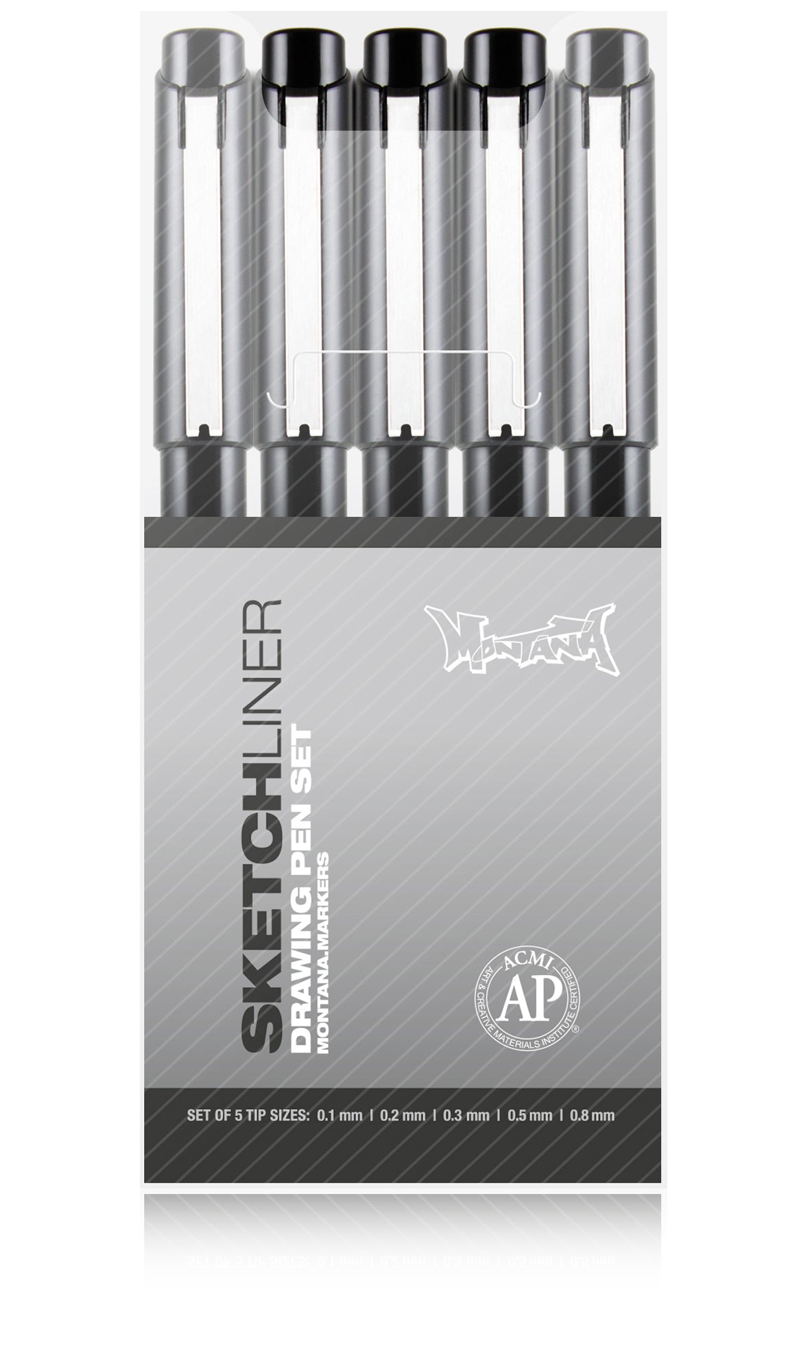 Montana Sketchliner Drawing 5 Pen Set