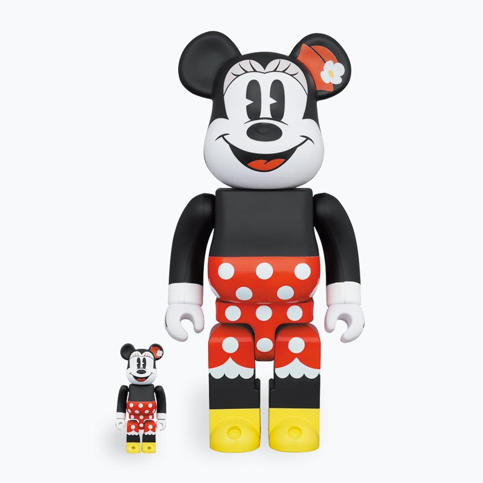 Minnie Mouse- Disney Classic - 400% + 100% Bearbrick by Medicom Toy