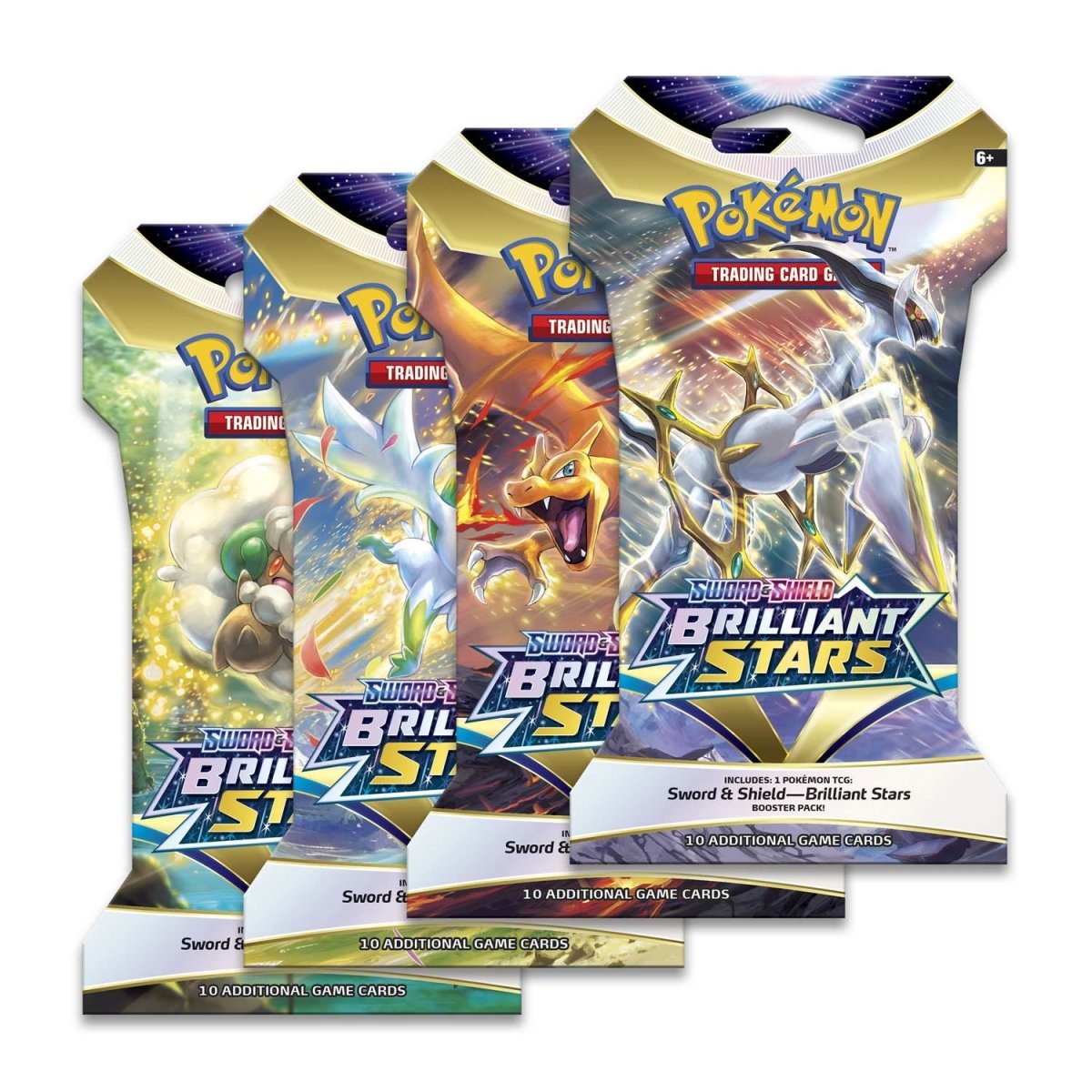 Pokemon Cards - Sword & Shield Brilliant Stars Sleeved Booster Packs