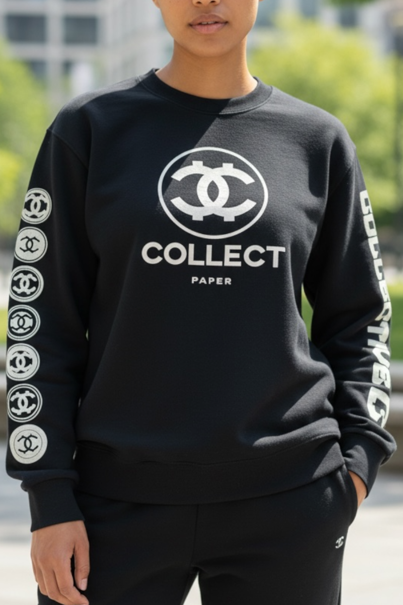 COLLECT PAPER CREW NECK SWEATER