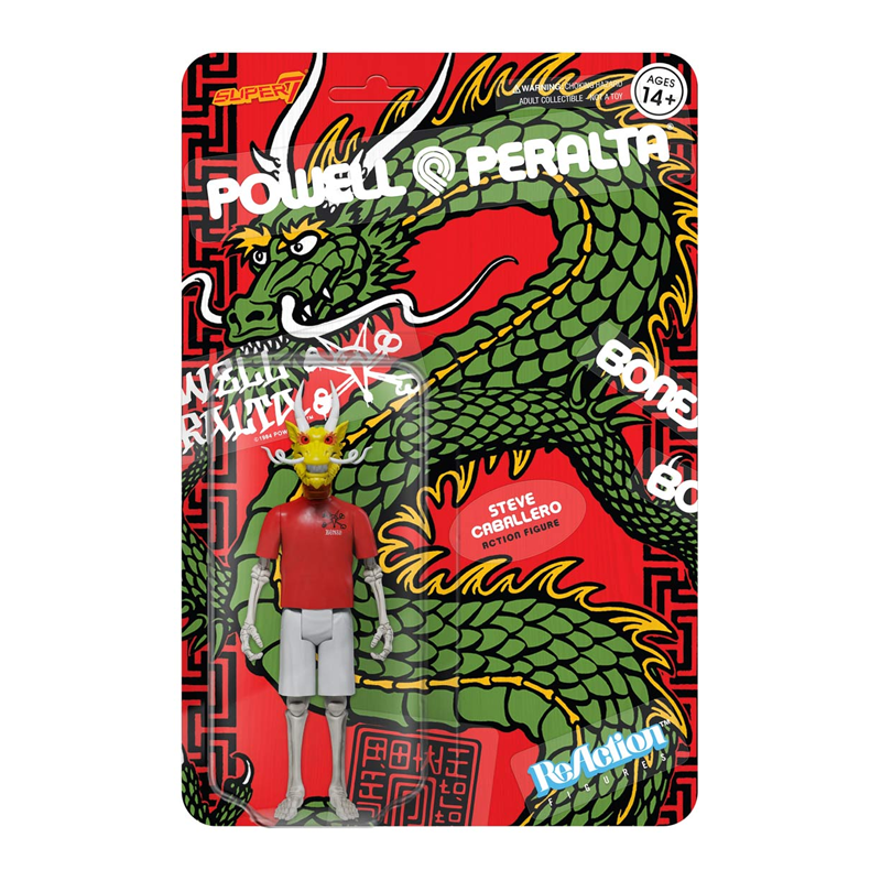 Steve Caballero ReAction Figure - Powell Peralta x Super7 Wave 1