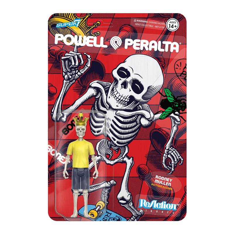 Rodney Mullen ReAction Figure - Powell Peralta x Super7 Wave 2