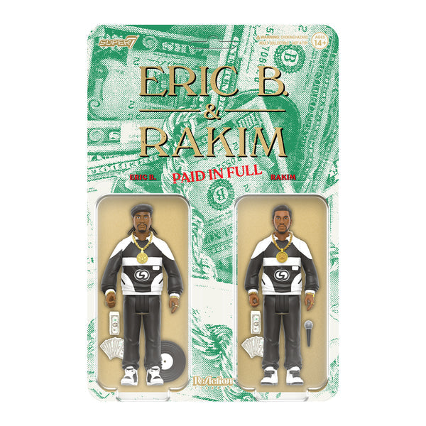 Eric B. &amp; Rakim ReAction Figure - Paid in Full by Super7