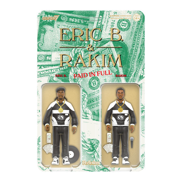 Eric B. & Rakim ReAction Figure - Paid in Full by Super7 *Punched