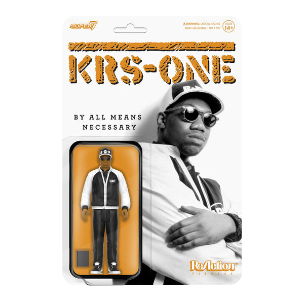 KRS-1 ReAction Figure - KRS-1 (By All Means Necessary BDP) by Super7