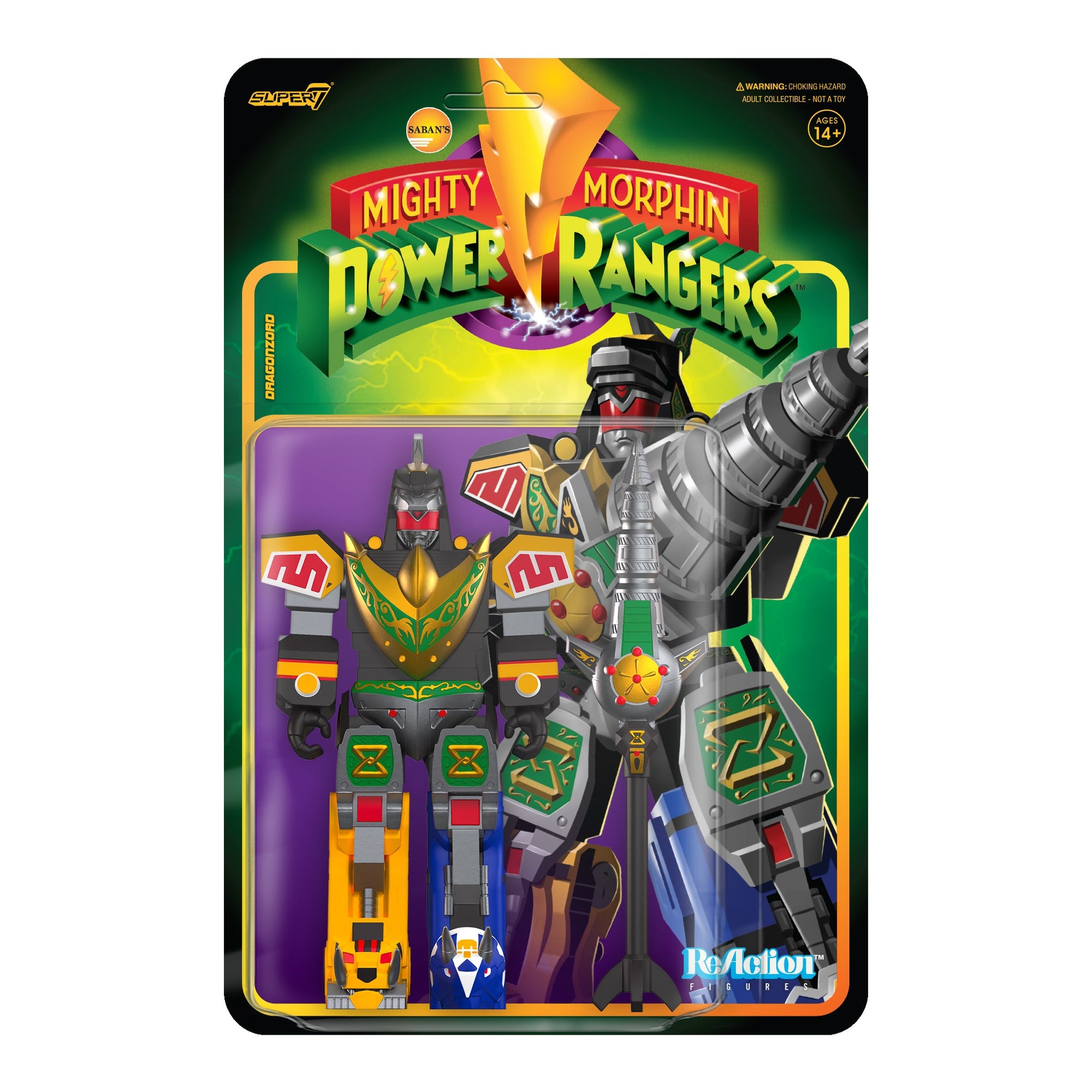 Dragonzord - Mighty Morphin Power Rangers Reaction Figure Wave 3 by Super7