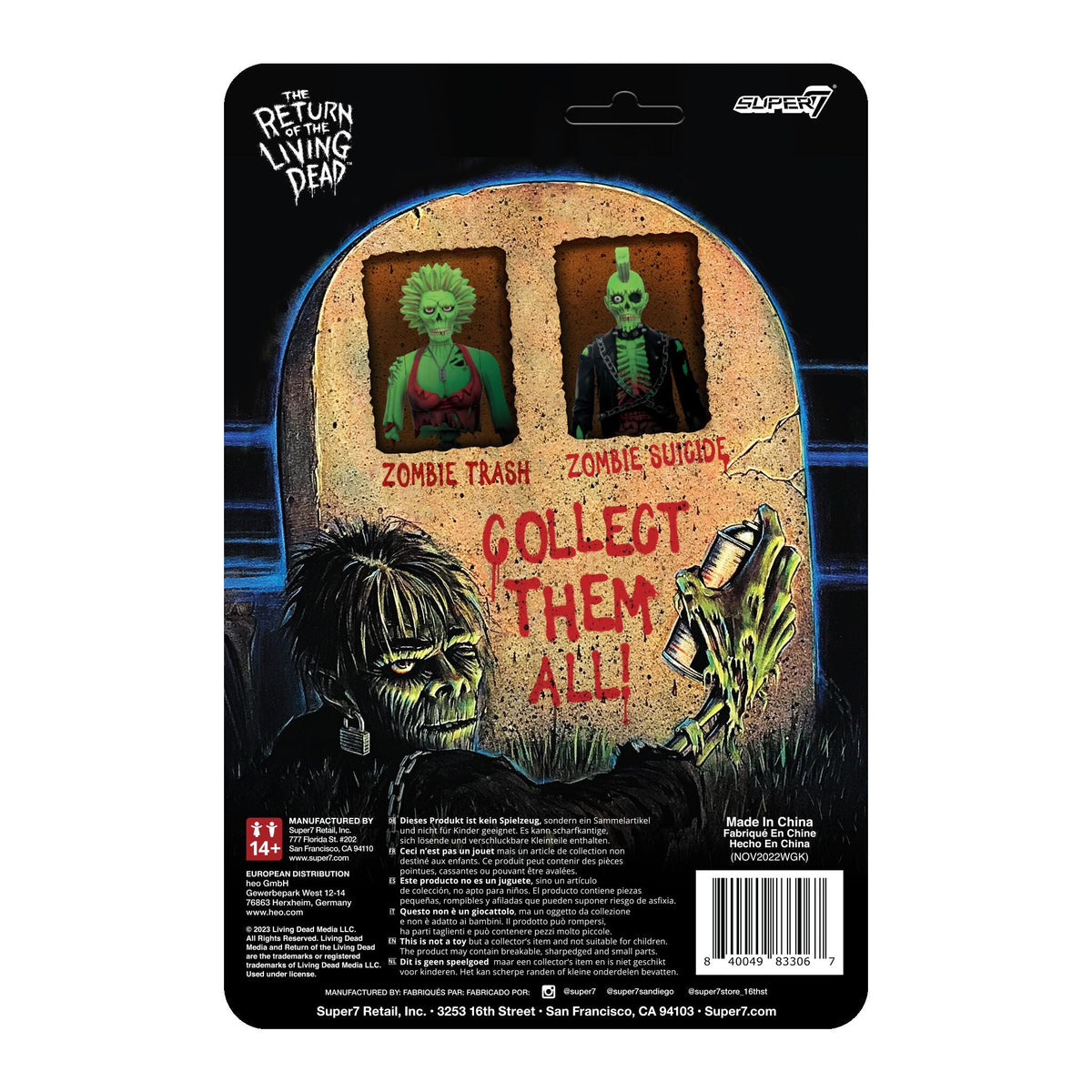 Zombie Suicide ReAction Figure - Return of the Living Dead W1 by Super7