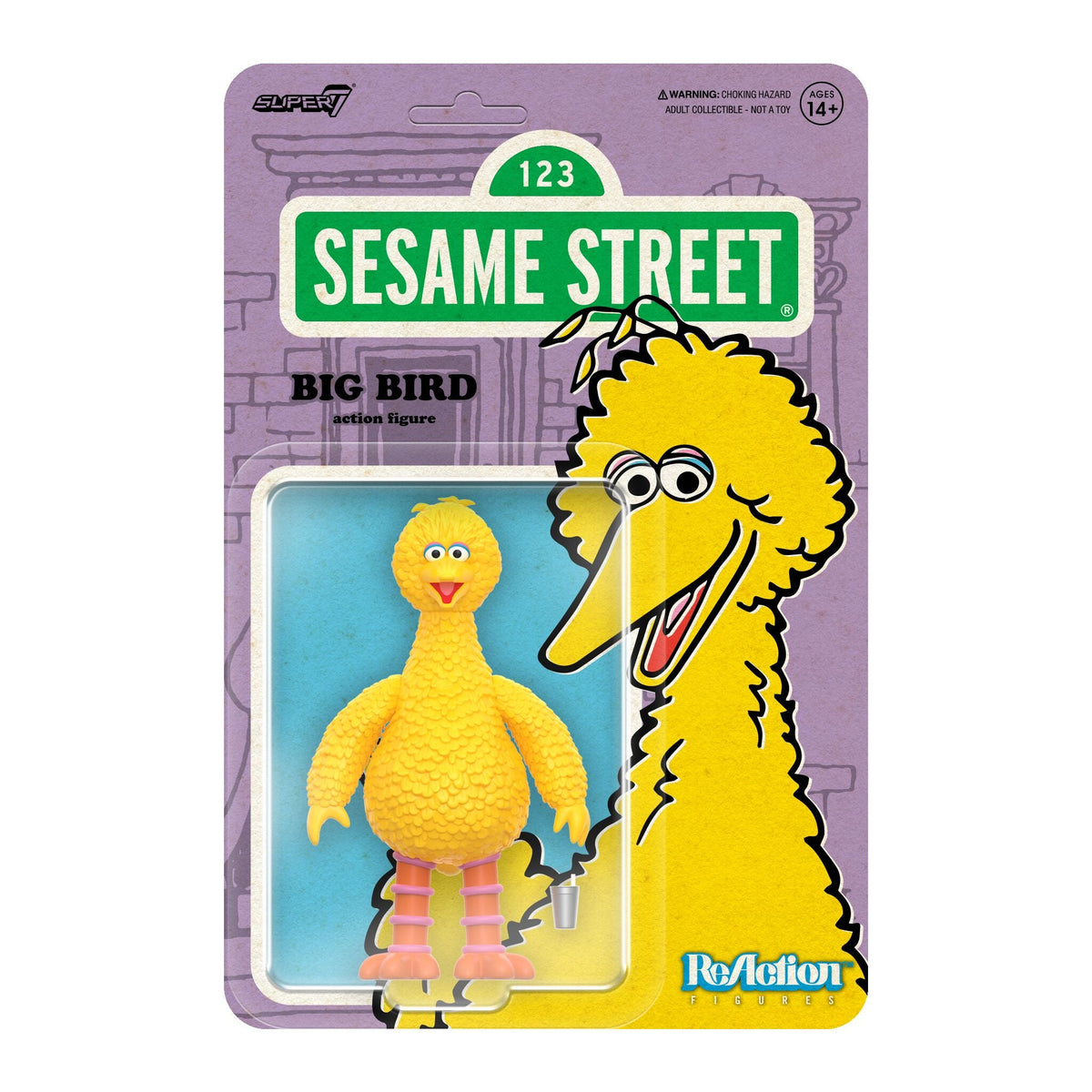 Big Bird - Sesame Street ReAction Figure by Super7