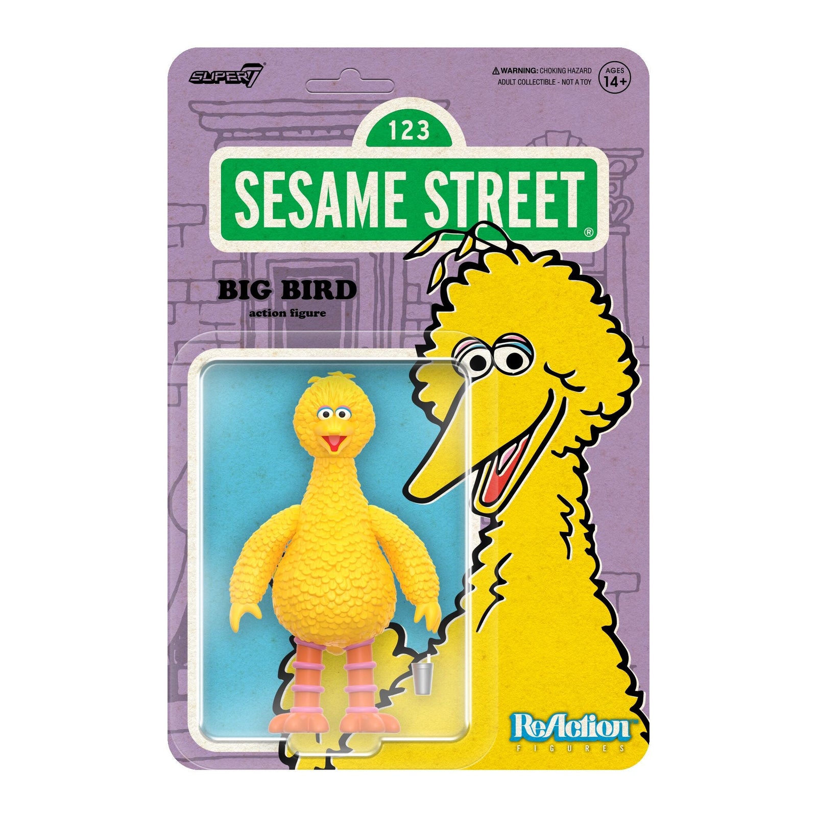 Big Bird - Sesame Street ReAction Figure by Super7