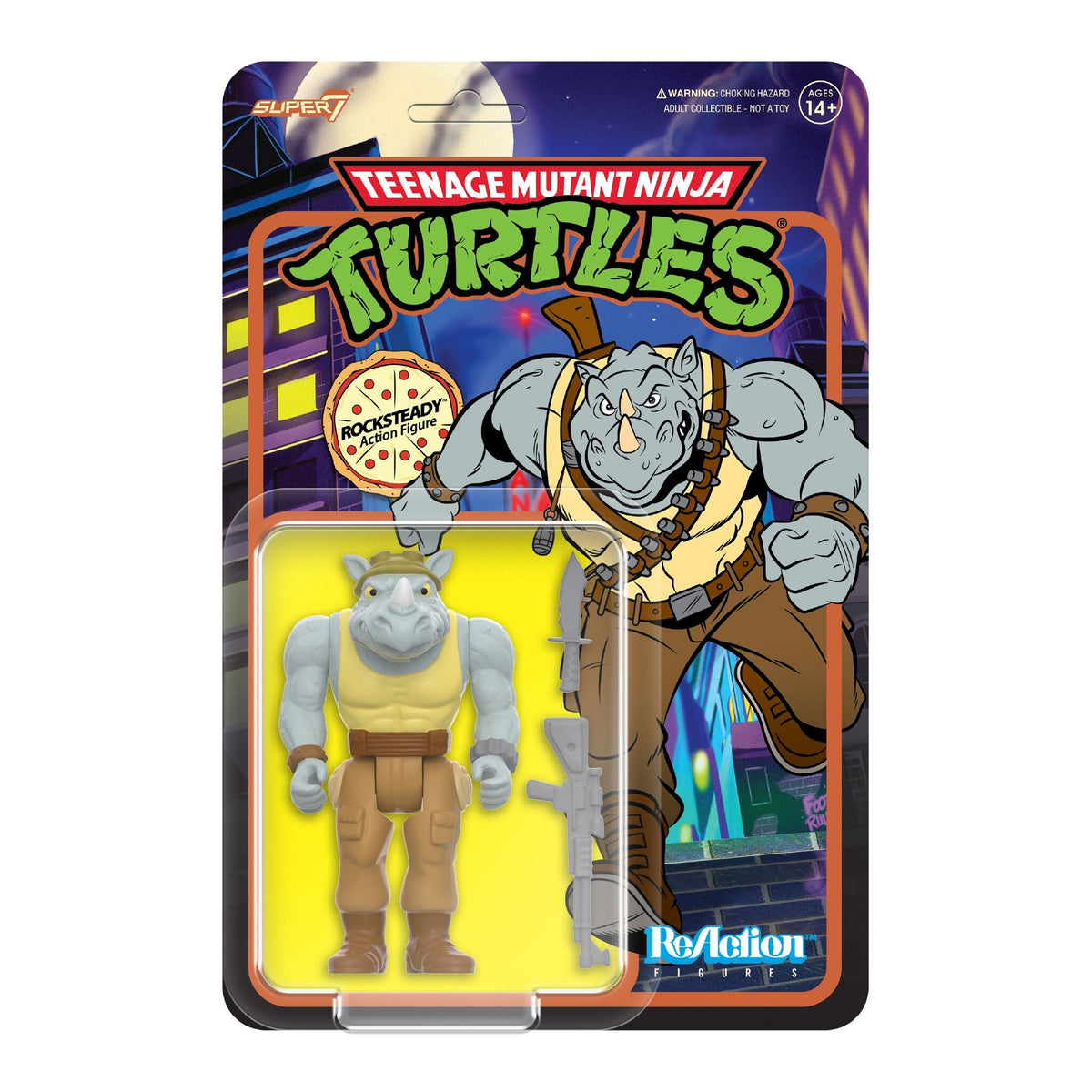 Rocksteady (Cartoon) - Teenage Mutant Ninja Turtles by Super7