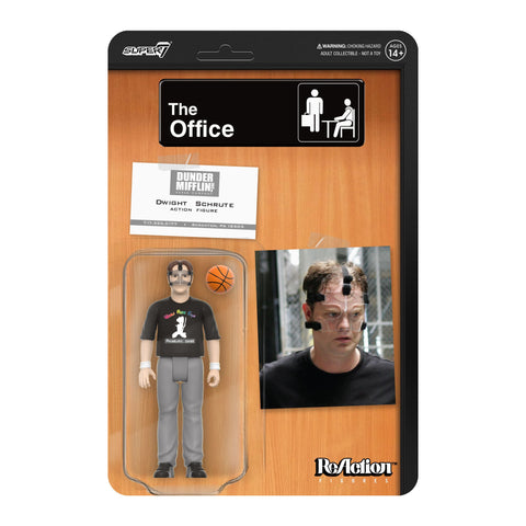 The Office ReAction Figure - Dwight Schrute (Basketball) by Super7