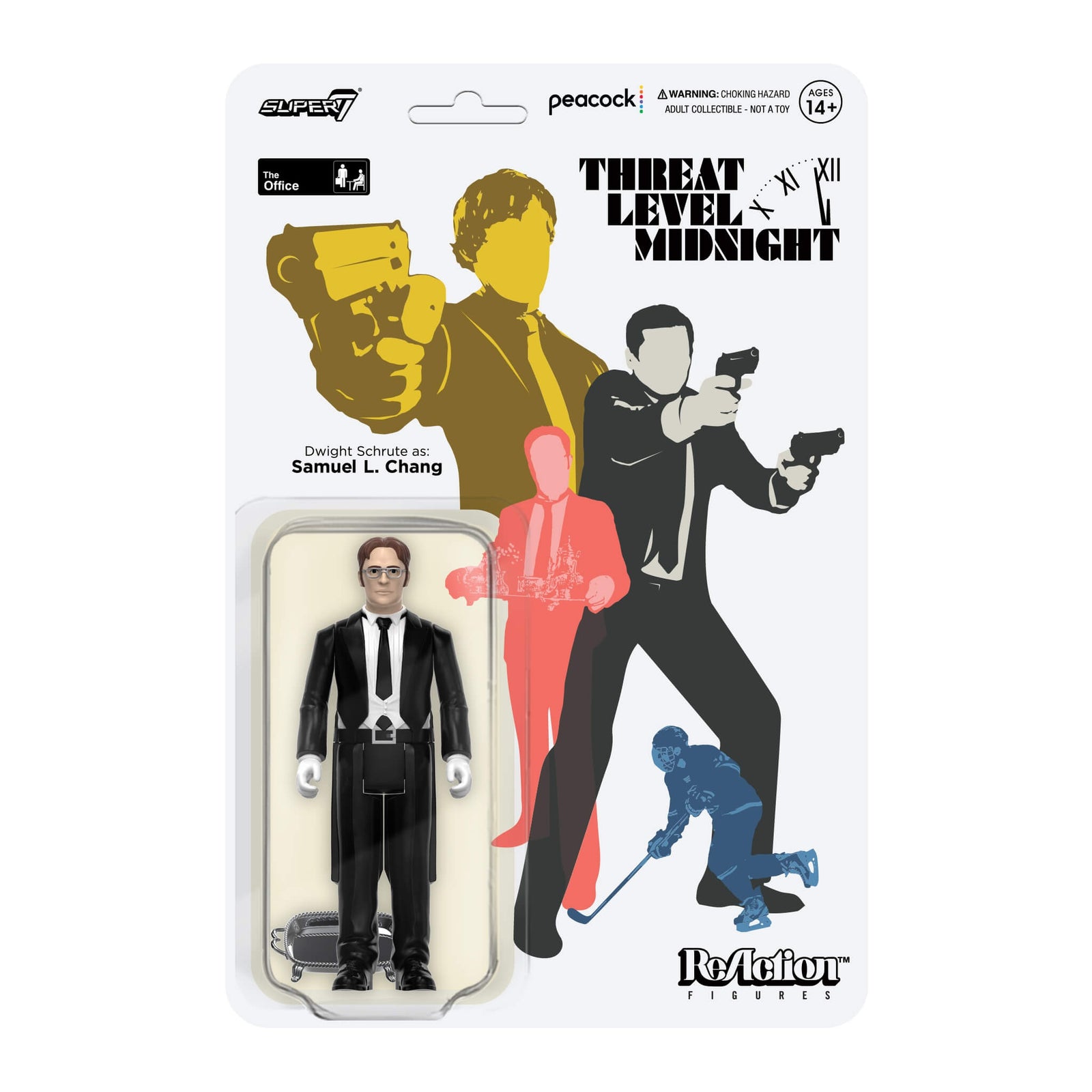 Dwight Schrute (Samuel L. Chang) - The Office ReAction Figure by Super7