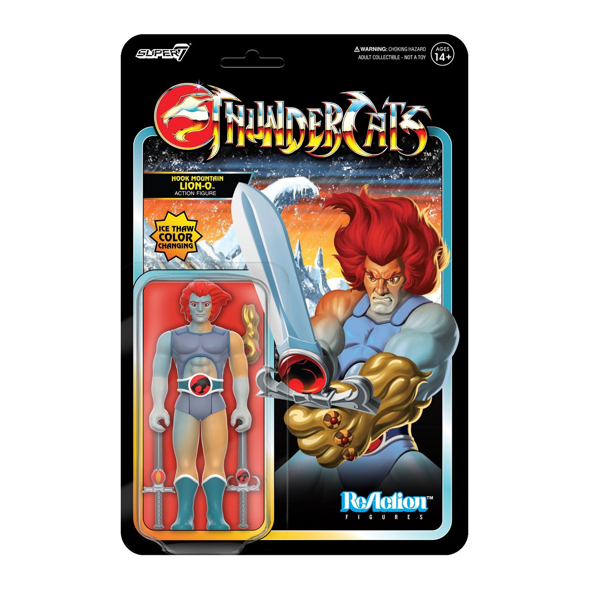 Hook Mountain Lion-O (Color Change) ReAction Figure - Thundercats by Super7