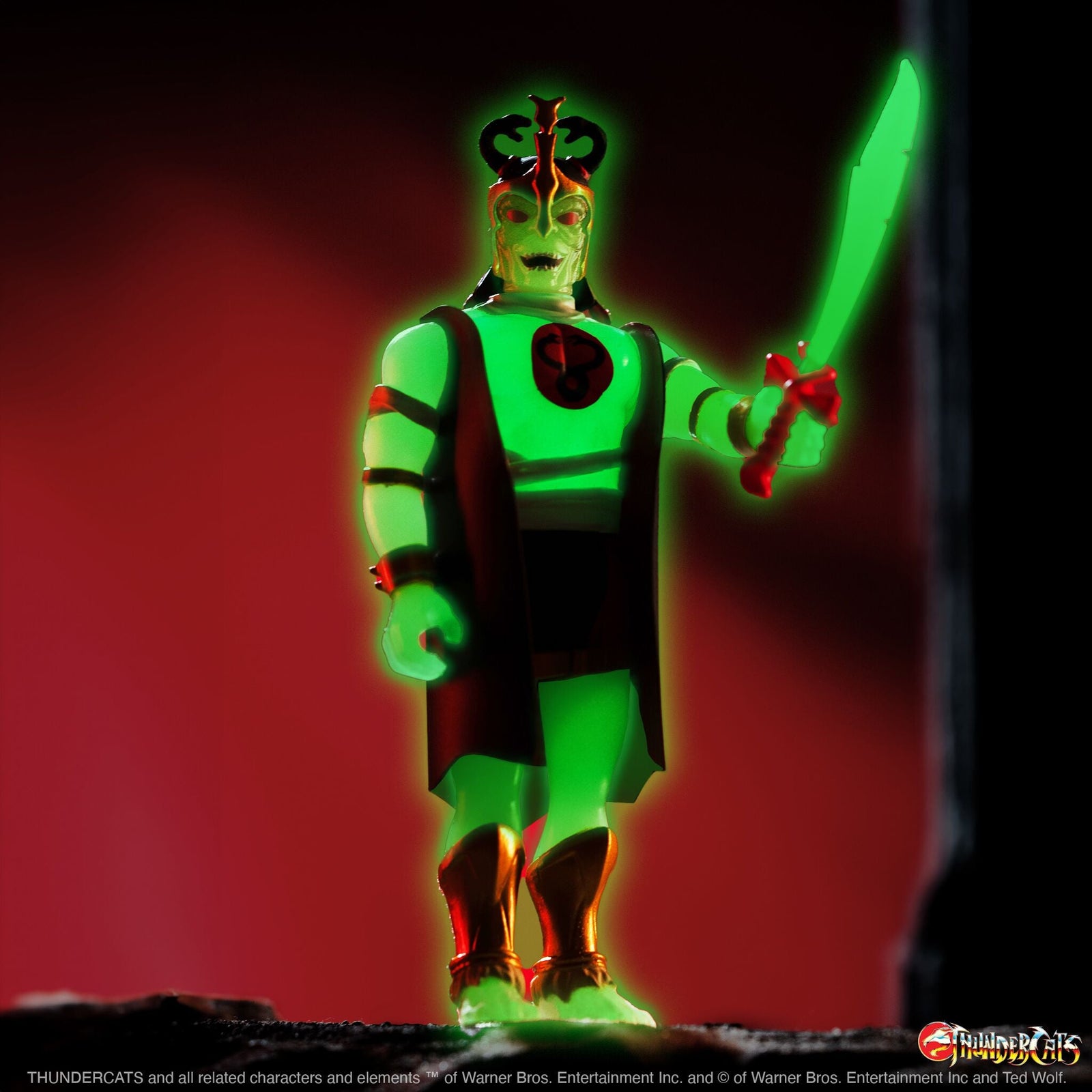 Mumm-Ra the Ever Living (Glow) ReAction Figure - Thundercats by Super7