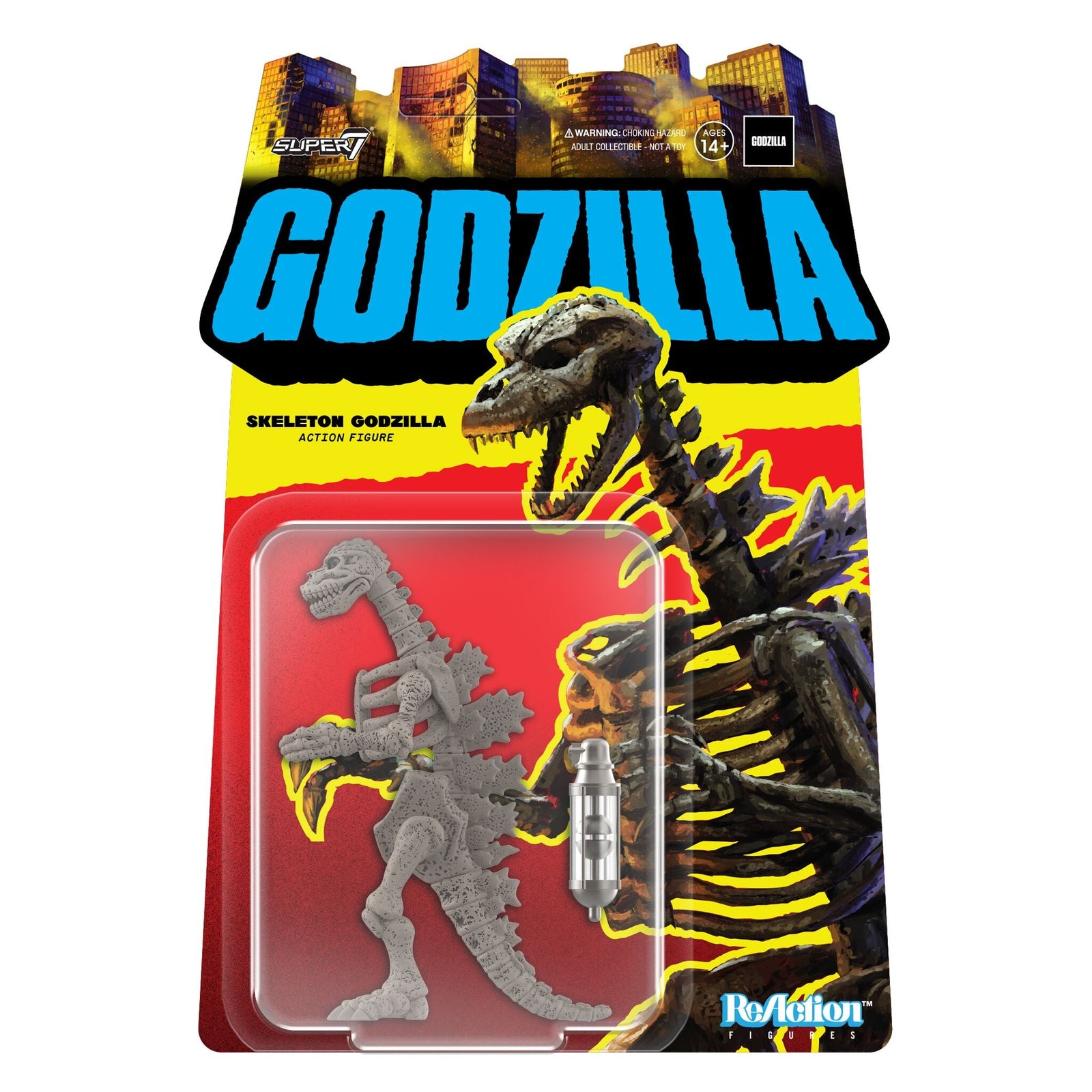 Godzilla Skeleton - Godzilla ReAction Figure by Super7