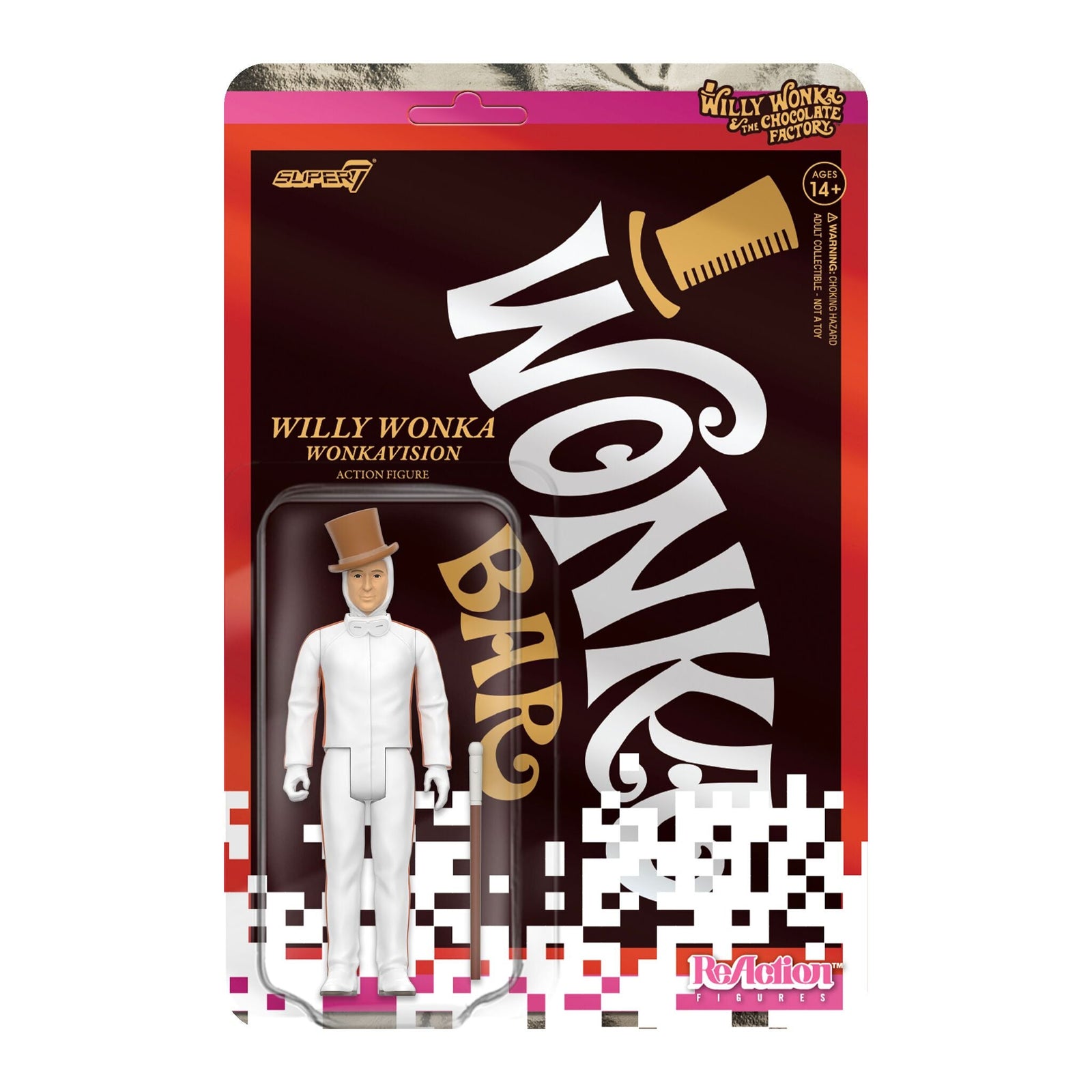 Willy Wonka (White Suit) - Willy Wonka ReAction Figure by Super7