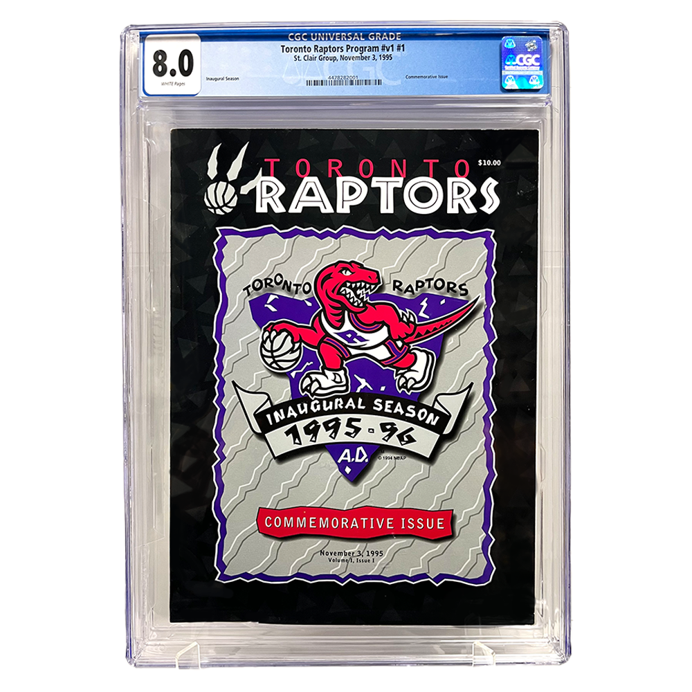 Toronto Raptors Magazine - Inaugural Season 1995 (8.0)