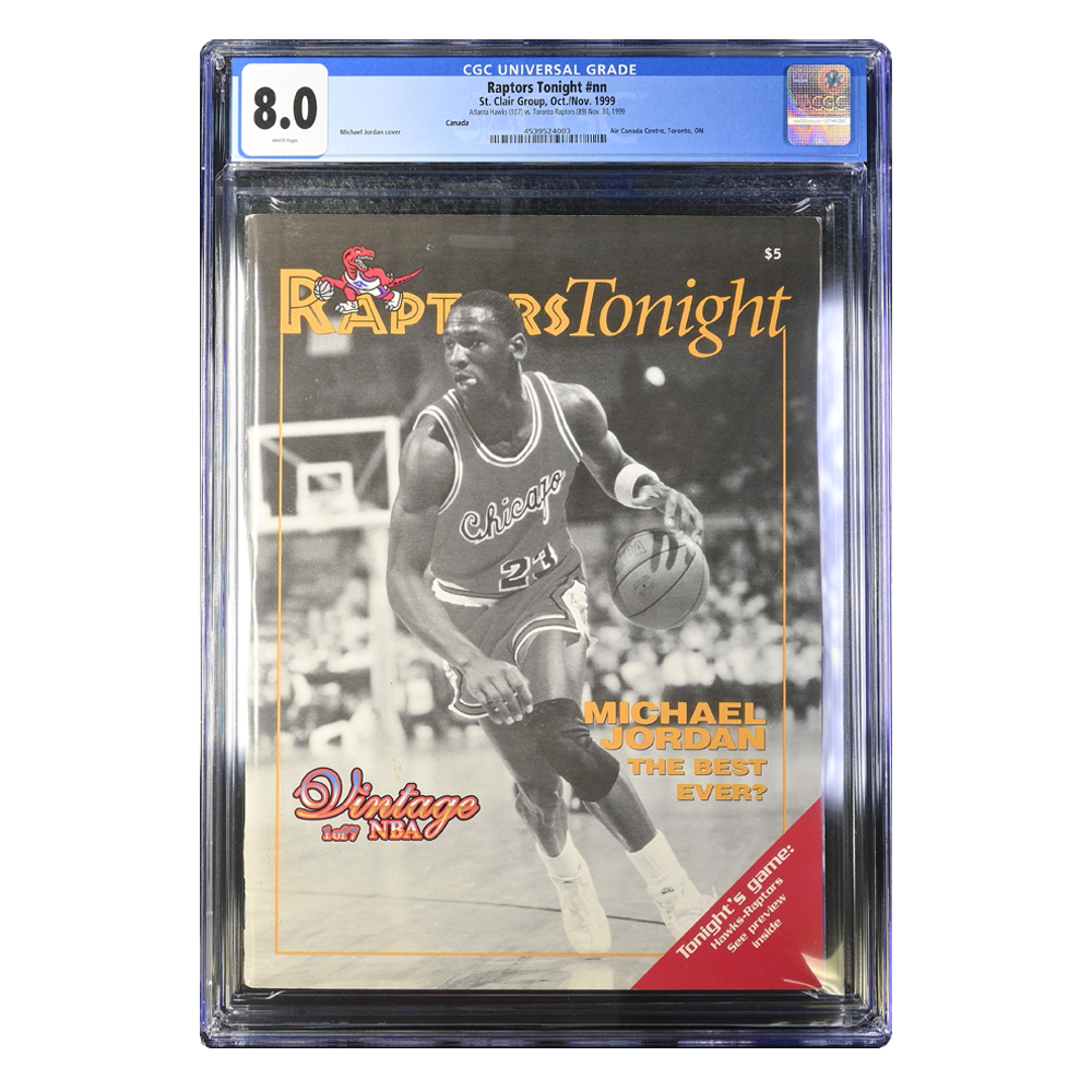 Raptors Tonight Magazine - Michael Jordan 1999 (8.0)
