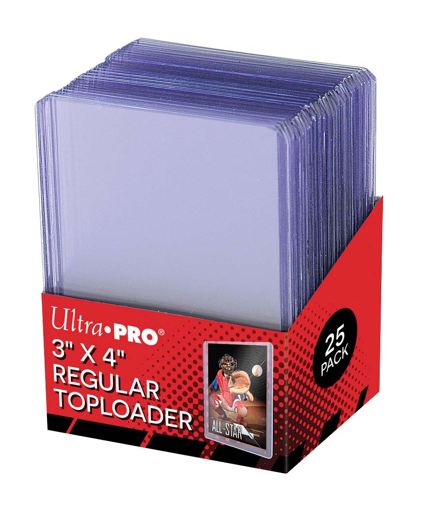 Ultra Pro 3&quot; x 4&quot; Regular Toploader 25 Pack