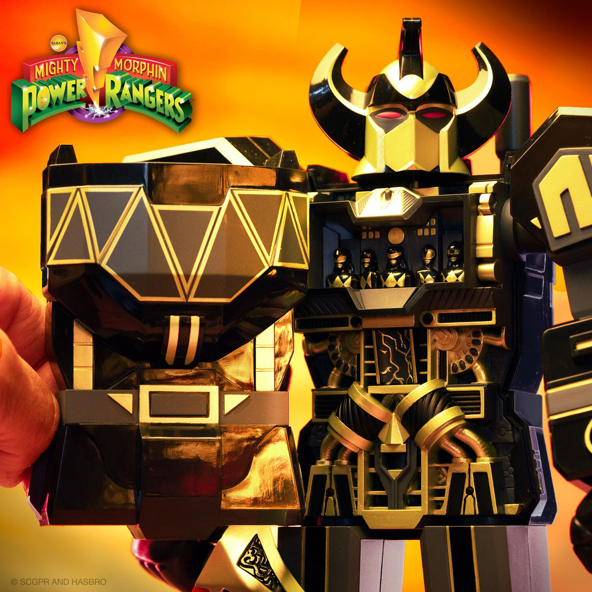 Megazord Black/Gold - Super Cyborg Power Rangers by Super7