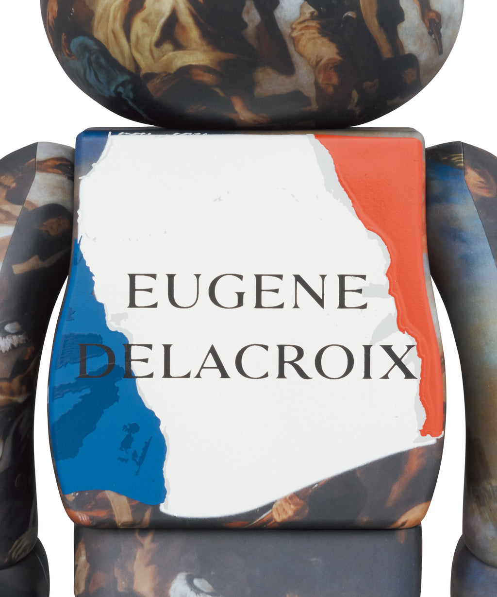 Eugene Delacroix Liberty Leading People 100% & 400% Bearbrick Set by Medicom Toy