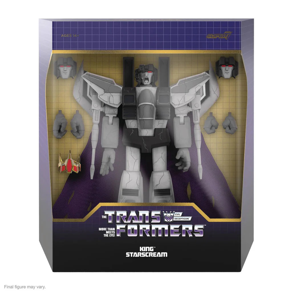 King Starscream (Fallen) - Transformers Ultimates! Figure by Super7