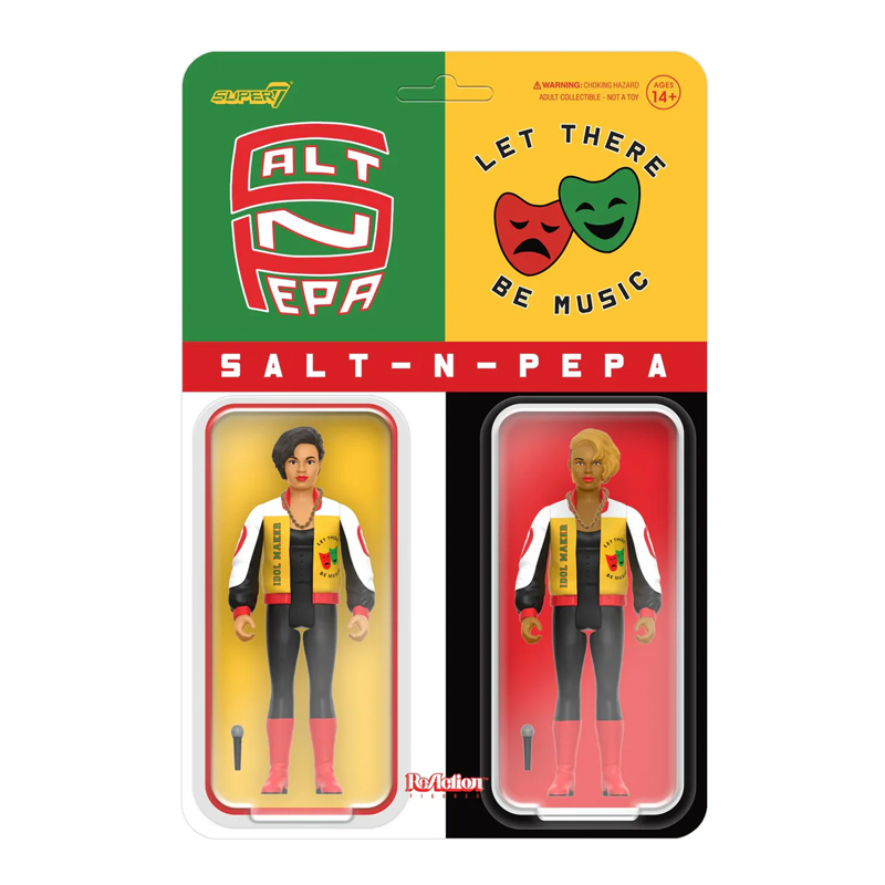 Salt-N-Pepa (2-Pack) ReAction Figure - Salt-N-Pepa by Super7