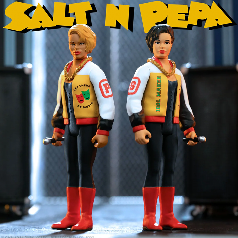 Salt-N-Pepa (2-Pack) ReAction Figure - Salt-N-Pepa by Super7