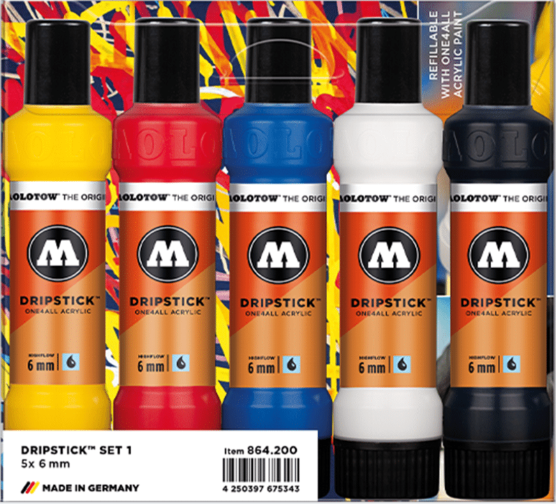 Molotow One4All Dripstick 5 Pc Set 6MM - 30ML