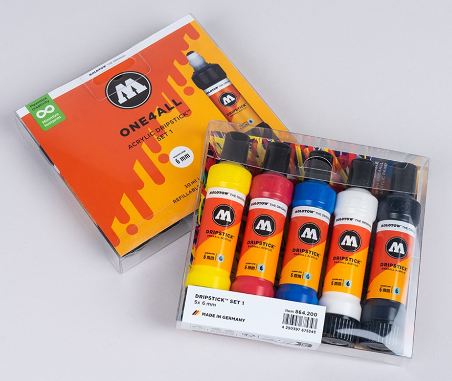 Molotow One4All Dripstick 5 Pc Set 6MM - 30ML