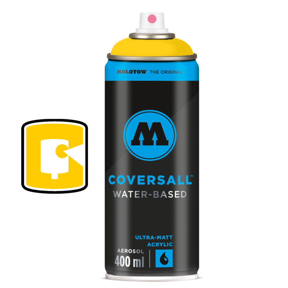 Signal Yellow Molotow Coversall Water-Based 400ML Spray Paint