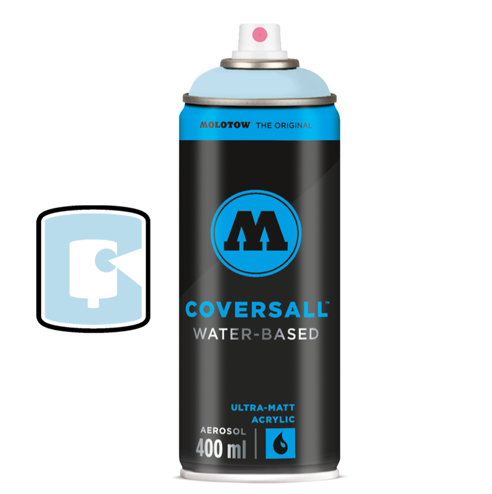 Azure Blue Molotow Coversall Water-Based 400ML Spray Paint