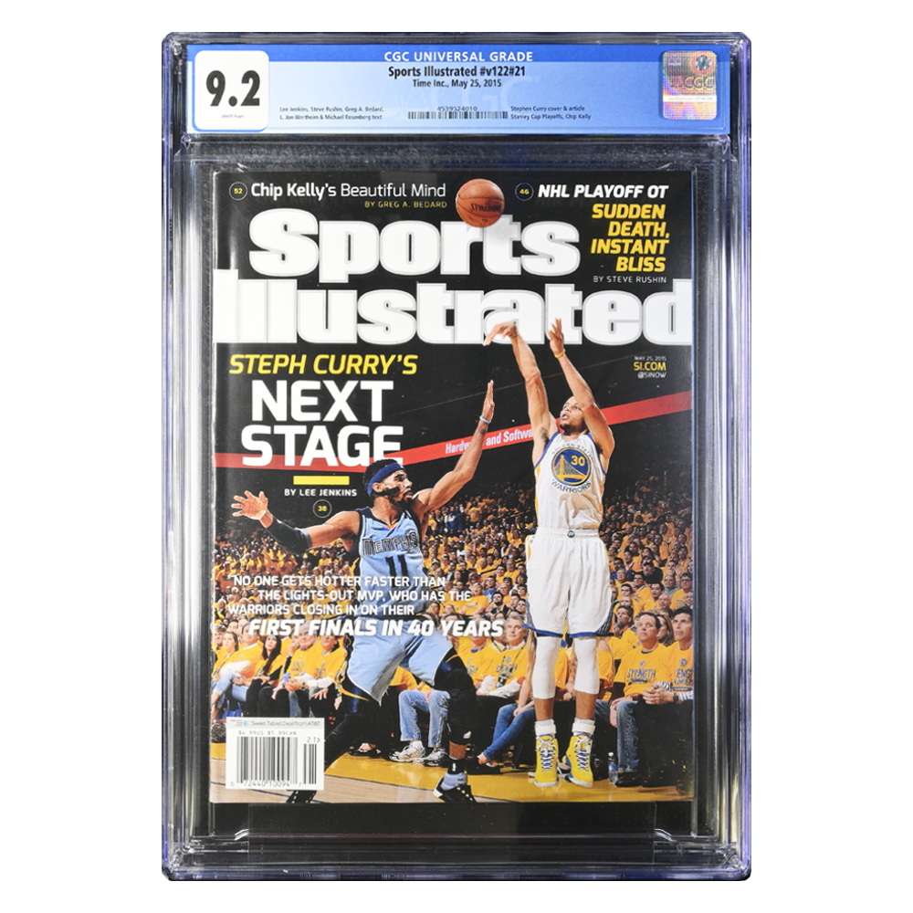 CGC 9.2 - Stephen Curry's Next Stage 2015 - Sports Illustrated Magazine