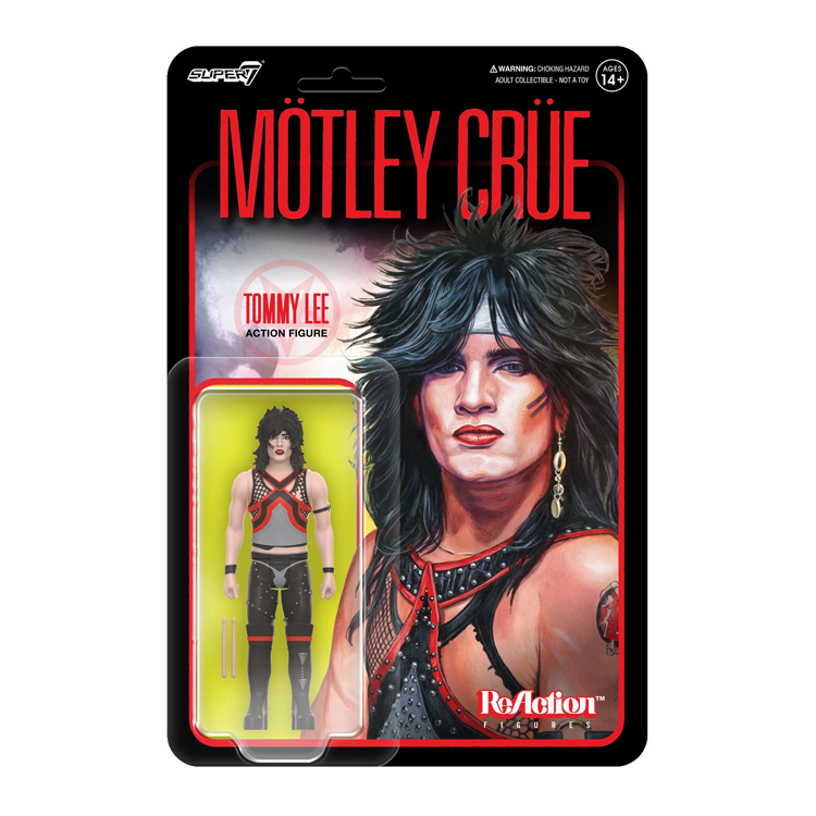 Tommy Lee W1 ReAction Figure - Motley Crue (Shout at the Devil) by Super7