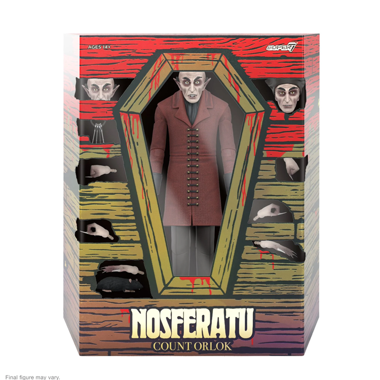 Nosferatu W2 - Count Orlok (Full Color) Ultimates! Figure by Super7