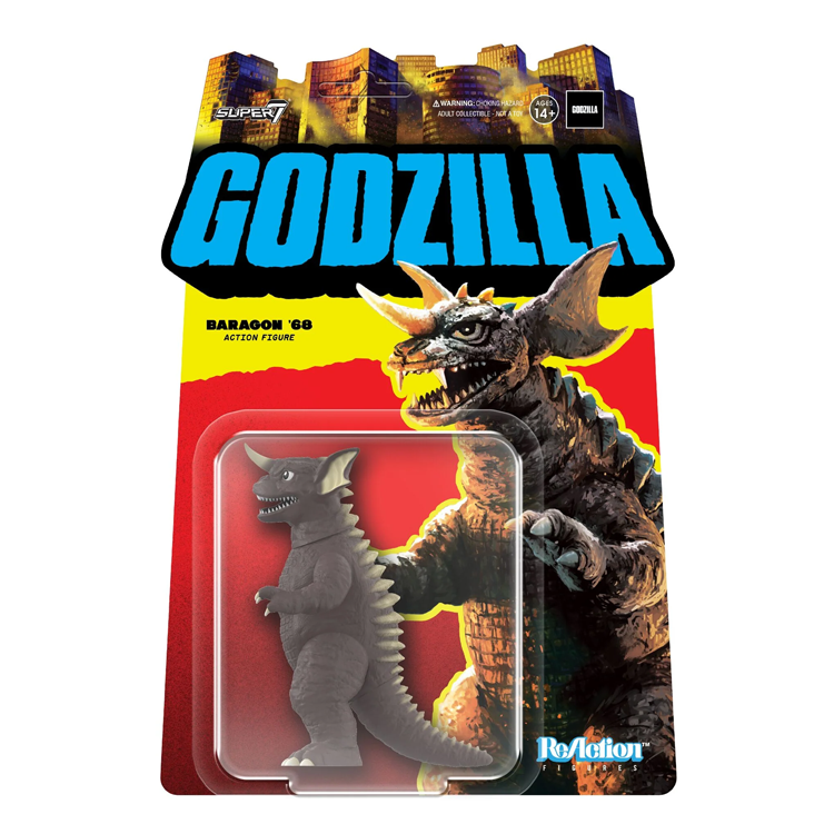 Baragon 68&#39; - Toho Godzilla ReAction Figures Wave 5 by Super7