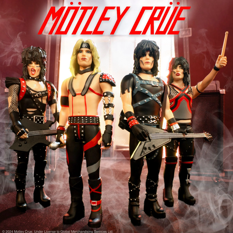 Vince Neil W1 ReAction Figure - Motley Crue (Shout at the Devil) by Super7