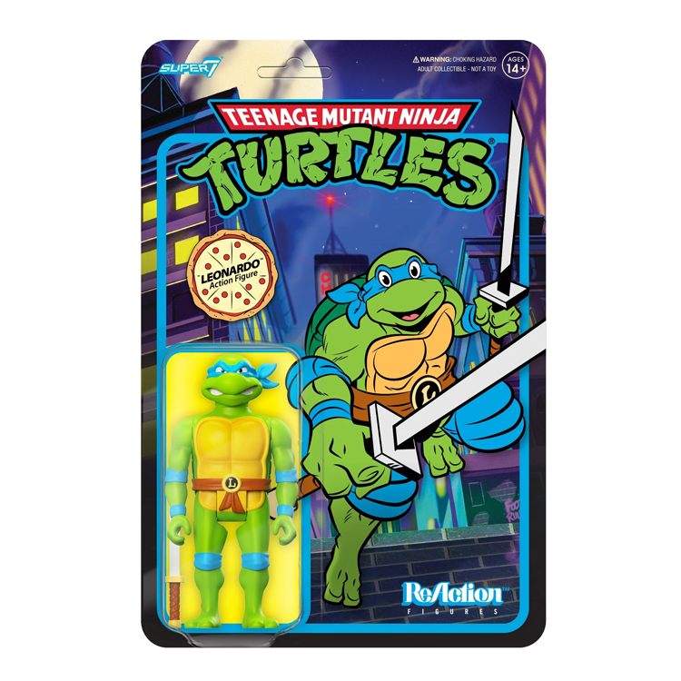Leonardo (Cartoon) - Teenage Mutant Ninja Turtles by Super7