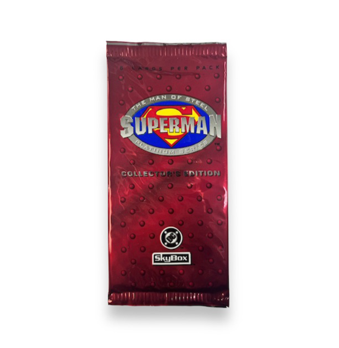 Superman - The Man of Steel Platinum Series Cards