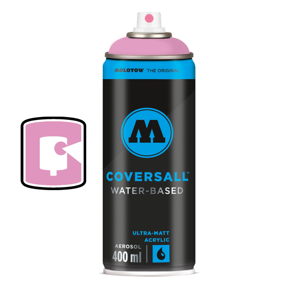 TILT Bubble Pink Molotow Coversall Water-Based 400ML Spray Paint