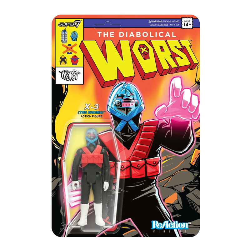 The Enigma X3 (SDCC 2024) - The Worst ReAction Figure Wave 5 by Super7"