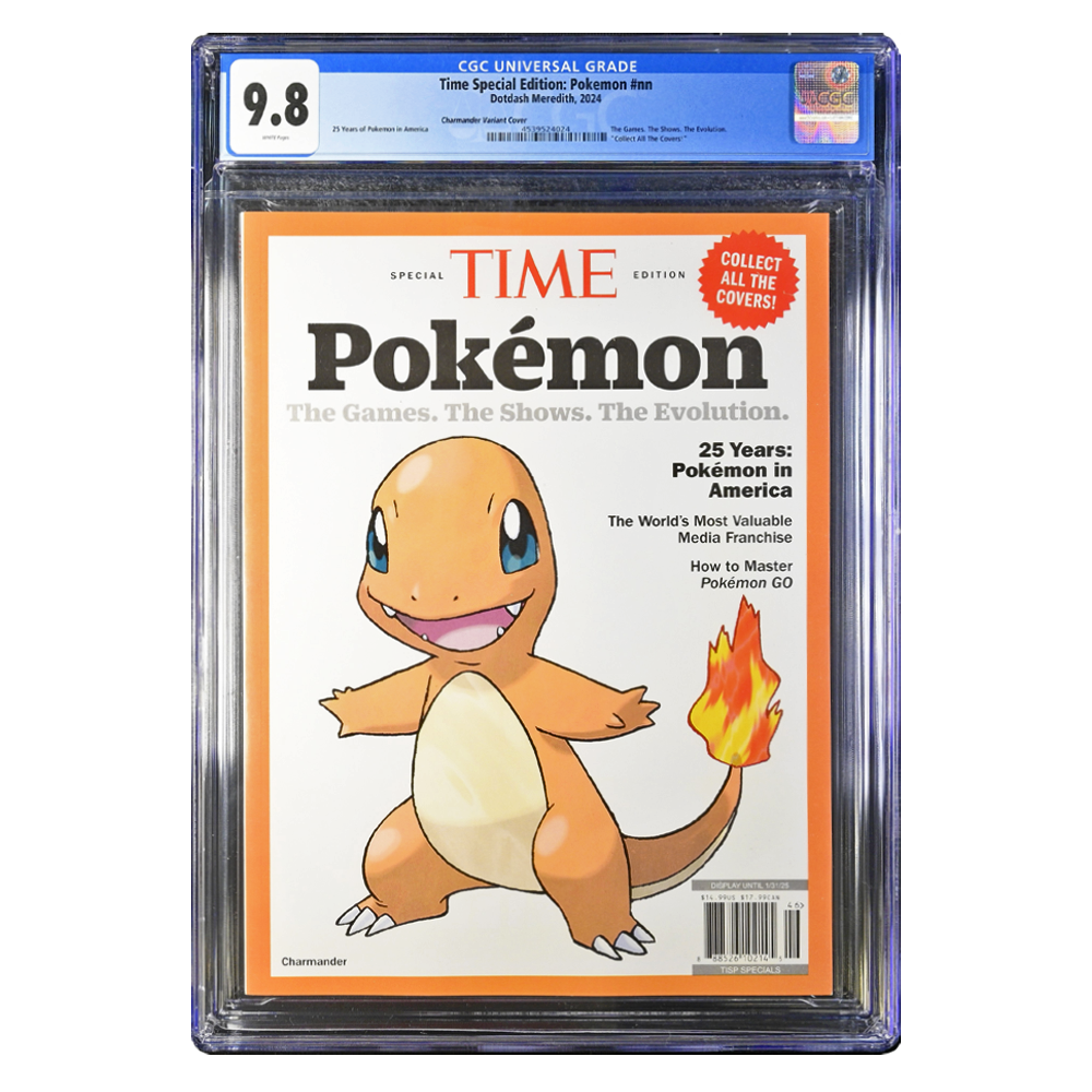 TIME Magazine - Pokemon Charmander 2024 (9.8)