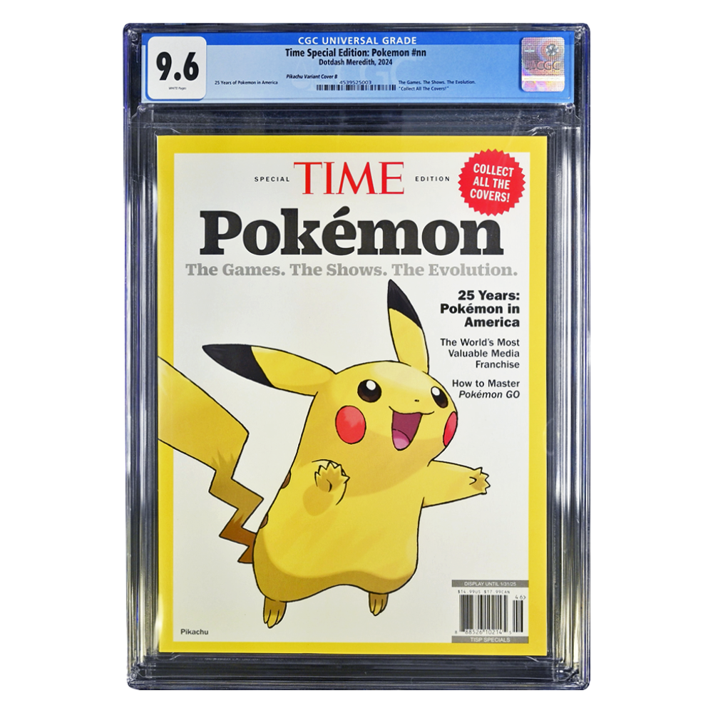 TIME Magazine - Pokemon Pikachu 2024 (9.6)